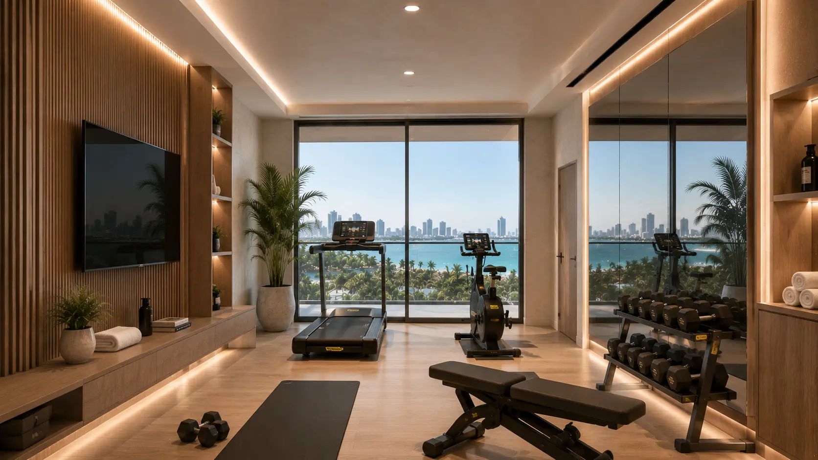 Private fitness space