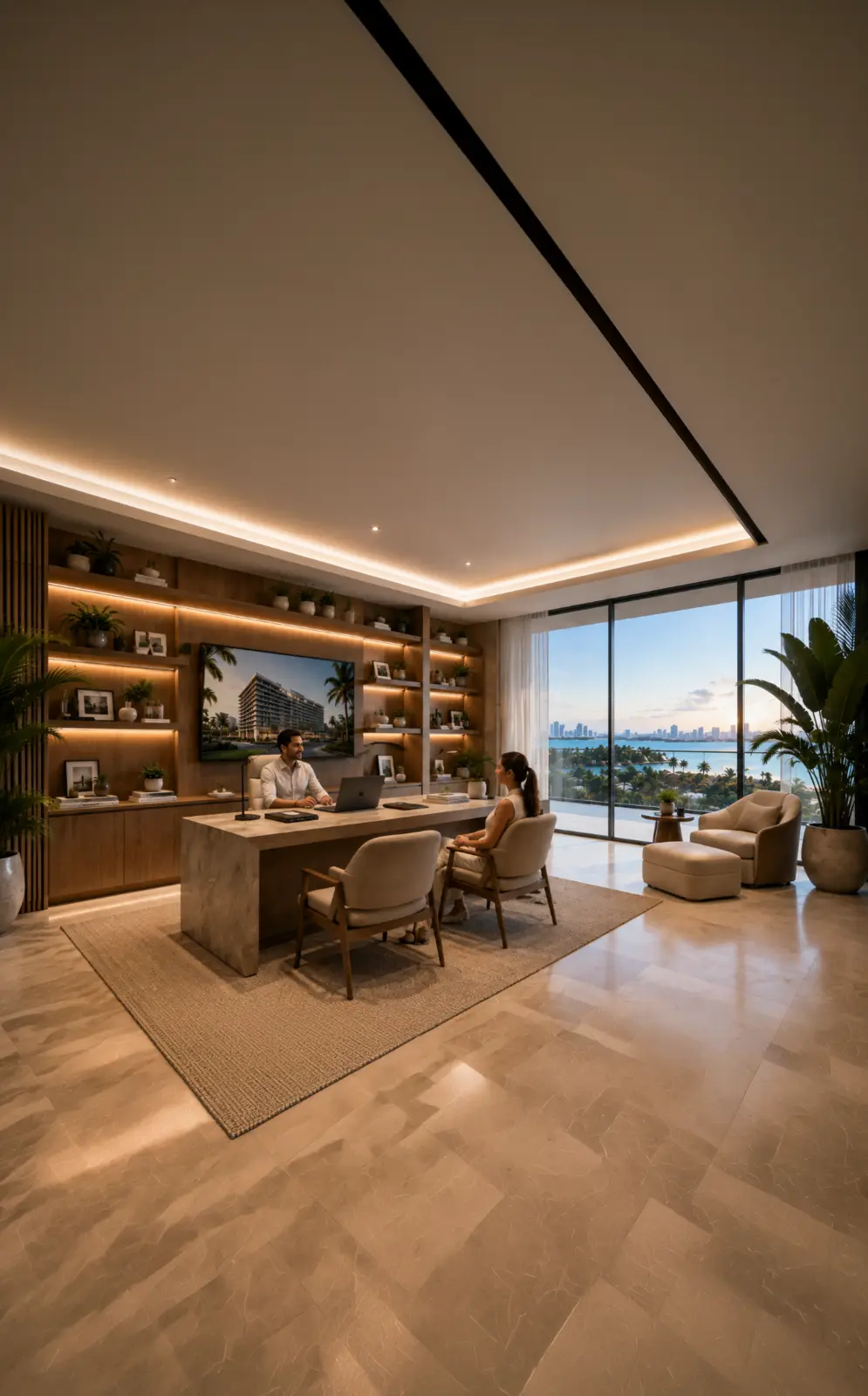 Altos del Mar private coworking lounge