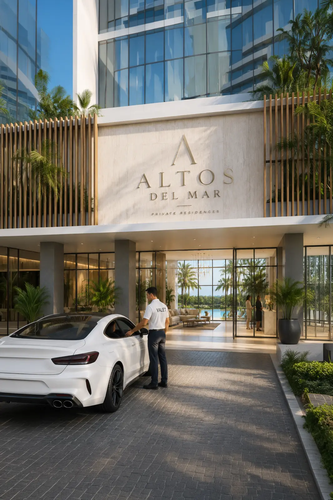 Valet arrival