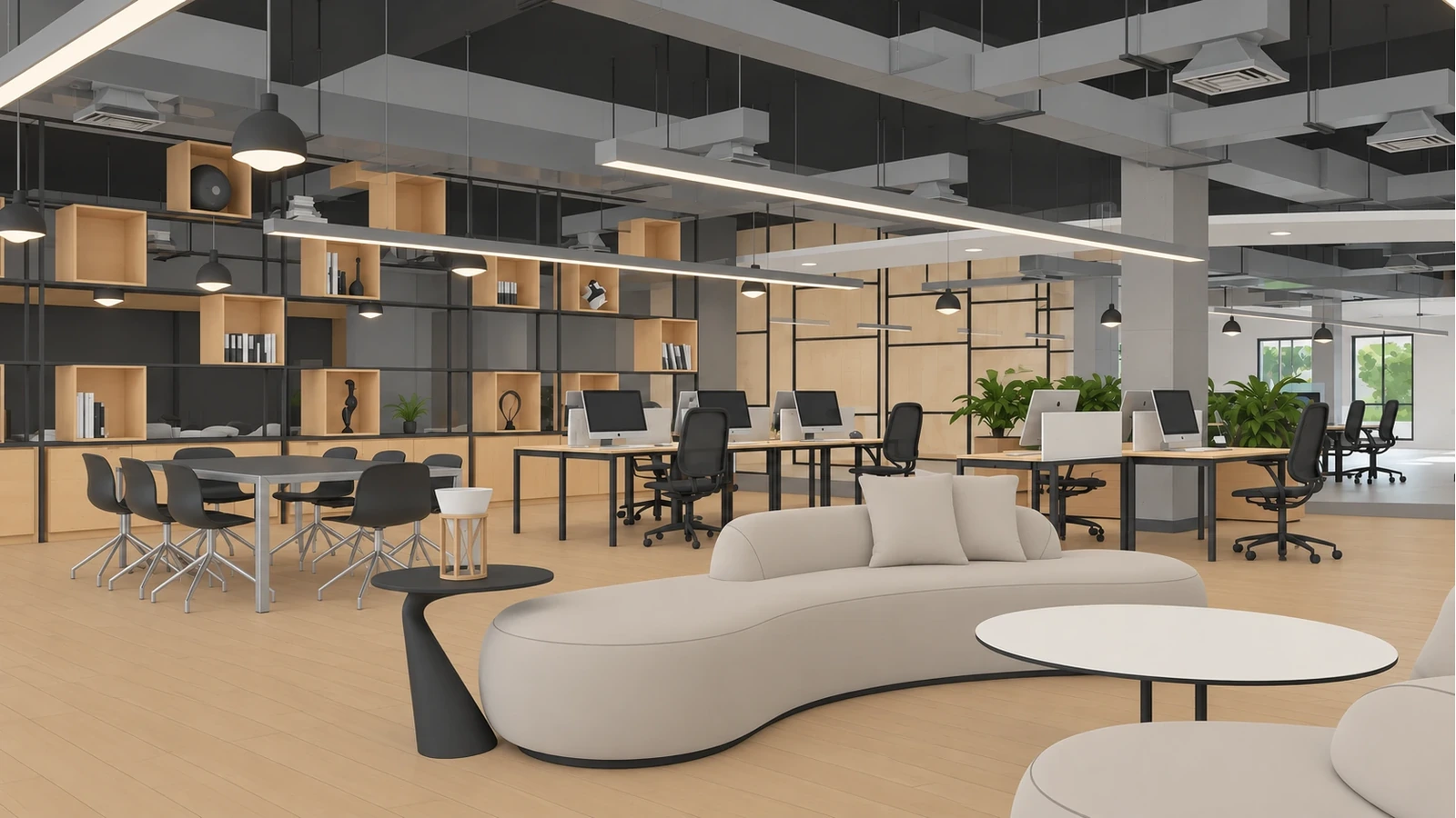 Commercial interior enhancement — Basic render