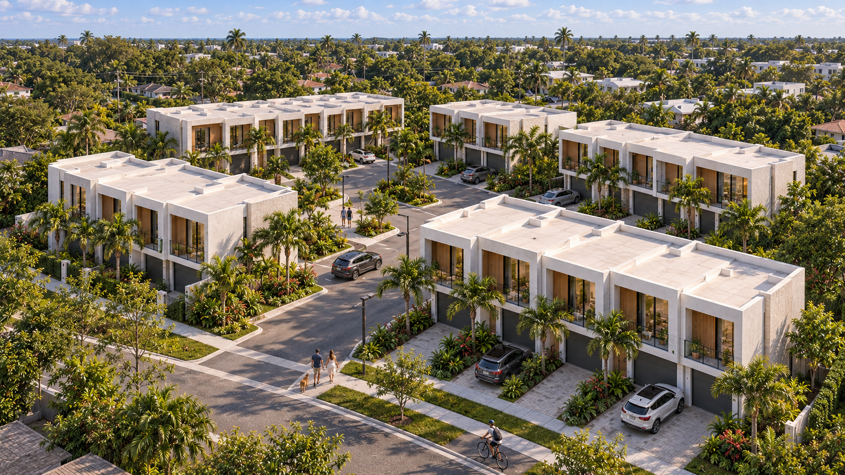 Dahoon Village architectural visualization