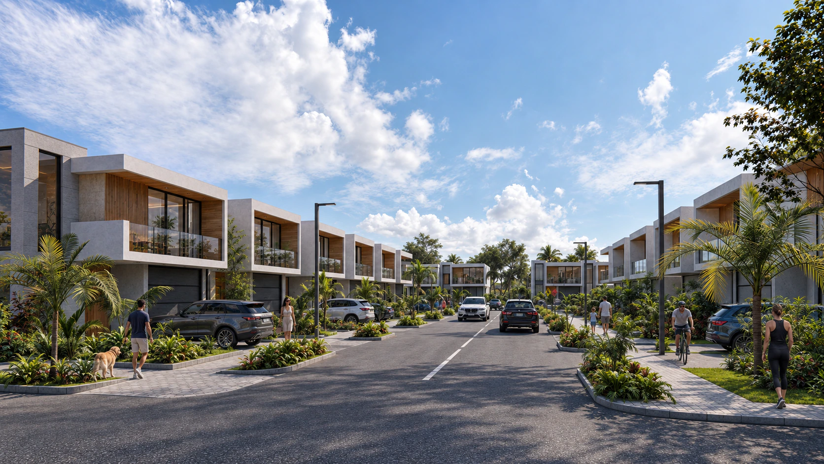 Dahoon Village streetscape visualization