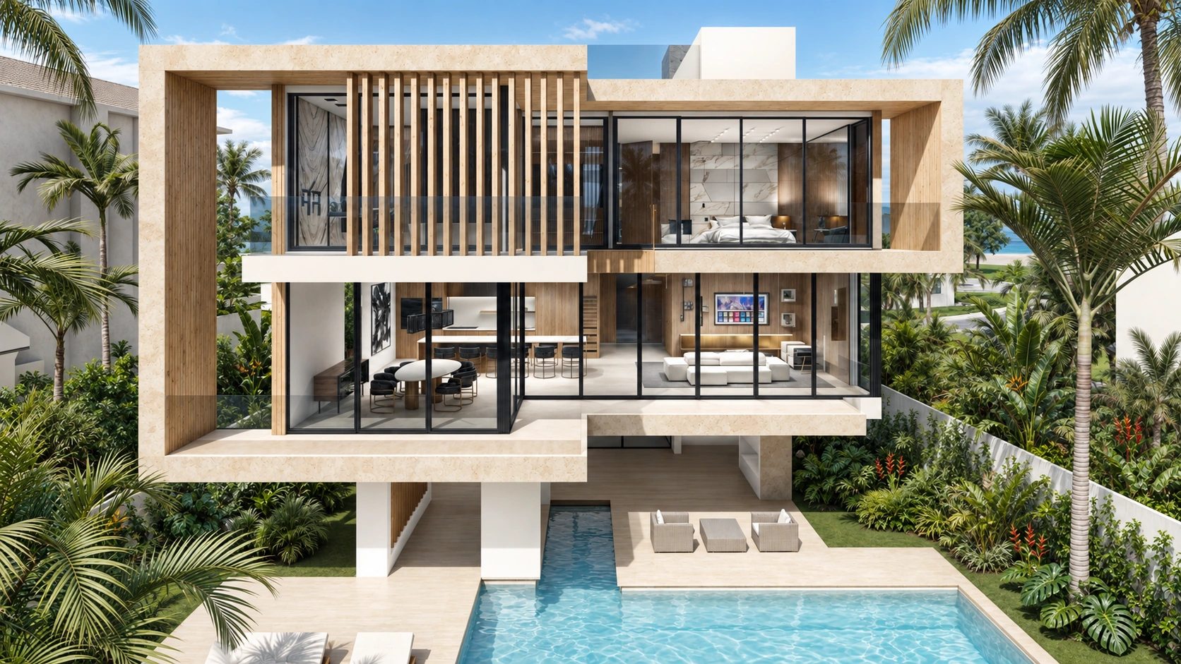Palm Isle Estate architectural perspective