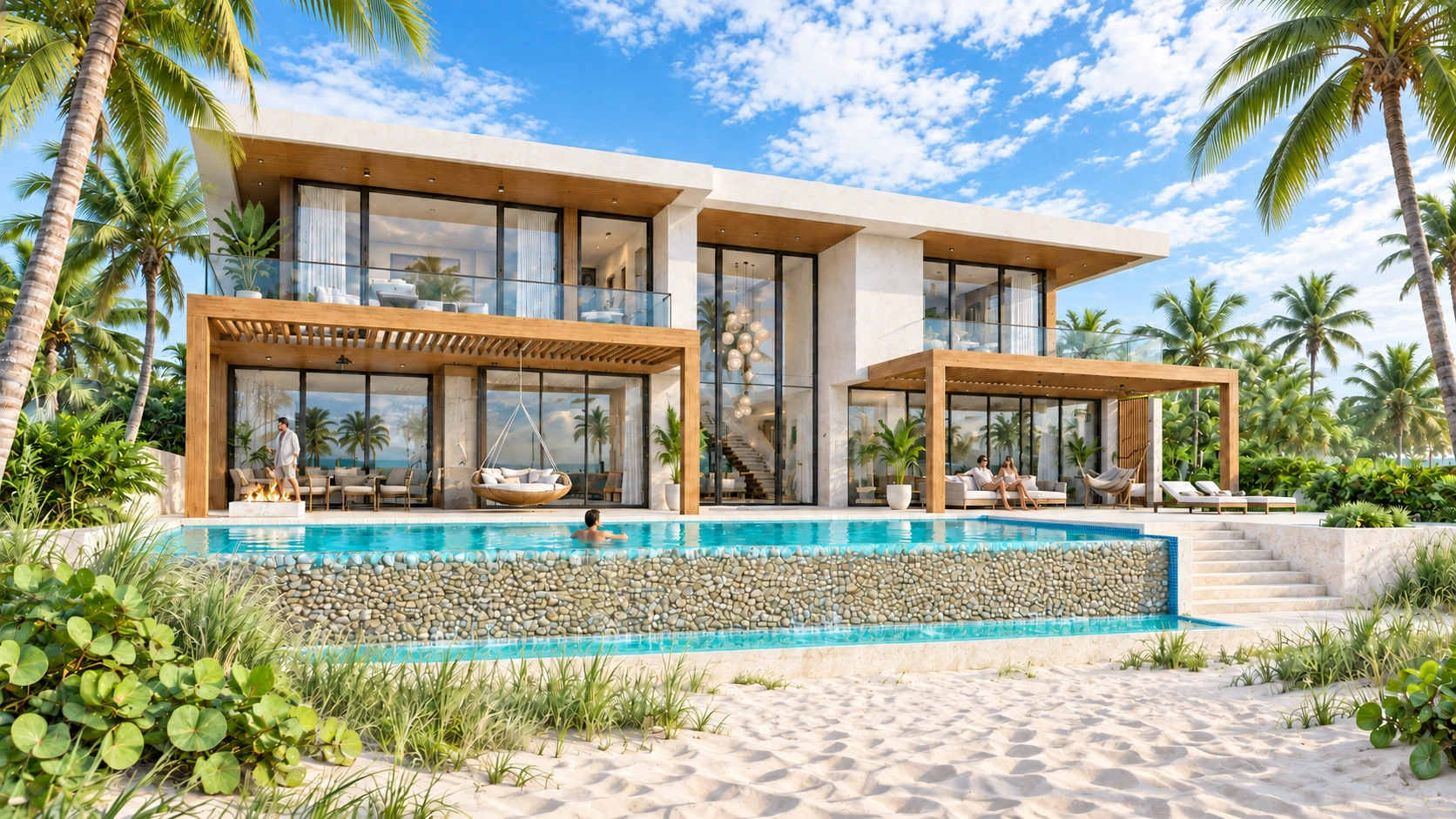 Seabreeze Villa architectural visualization 13