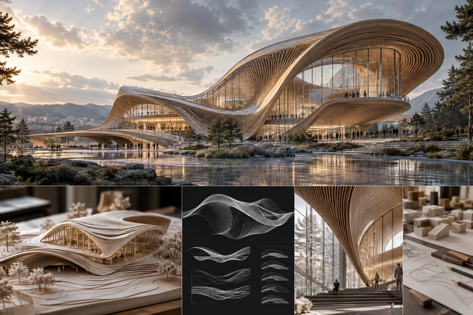 Editorial illustration for Architecture + Design