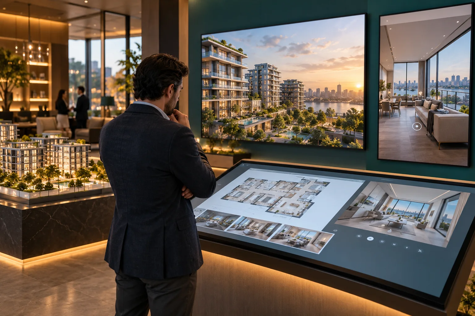 Conceptual editorial illustration for Real Estate + Development